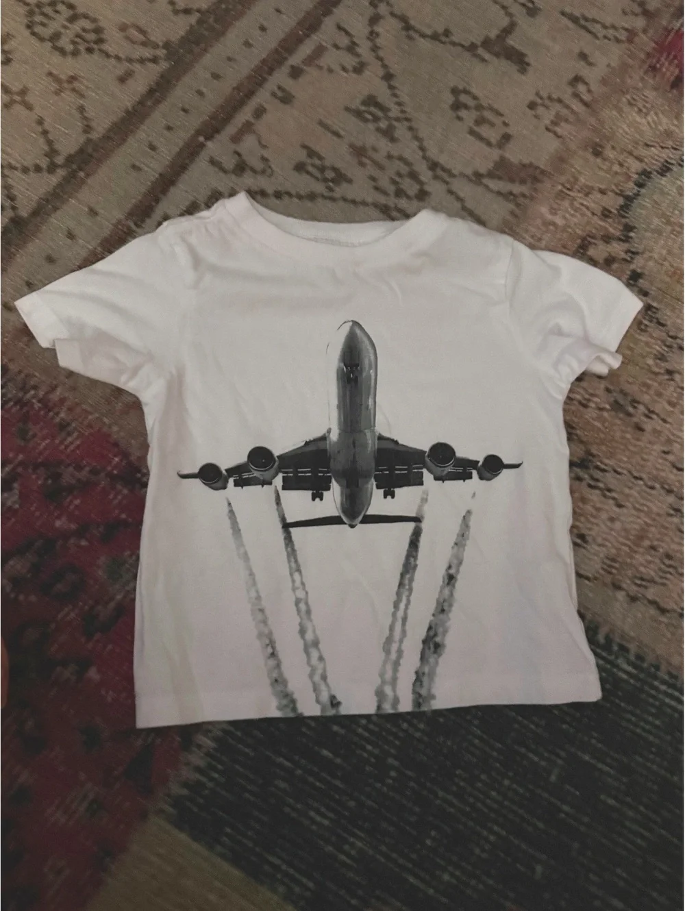 Plane airplane children’s place boy girls 12-18 months shirt